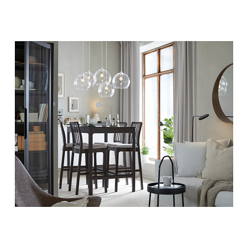 EKEDALEN - 吧台椅附靠背, 深棕色/Orrsta 淺灰色 | IKEA 線上購物 - PH158715_S4