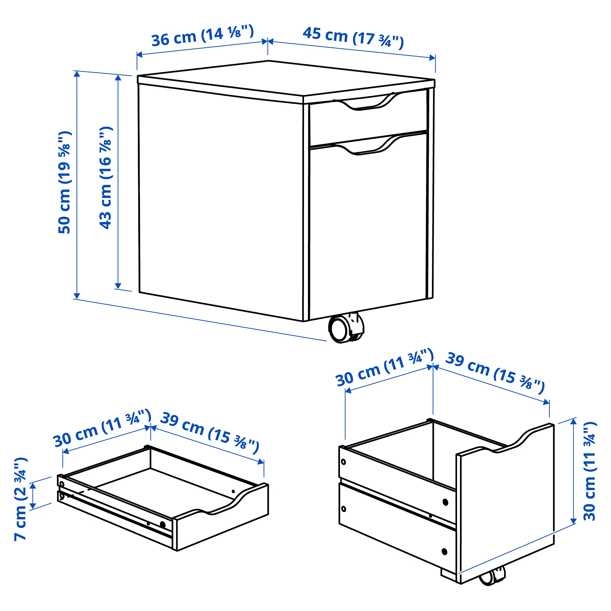 ALEX drawer unit