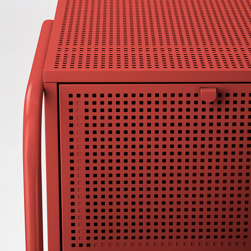 NIKKEBY - 抽屜櫃/4抽, 紅色 | IKEA 線上購物 - PE748938_S4