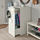 SMÅSTAD - 附外拉式底座衣櫃, 白色 | IKEA 線上購物 - PE804705_S1