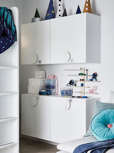 SMÅSTAD - wall cabinet, white pale pink/with 1 shelf | IKEA Taiwan Online - PH176422_S4