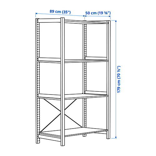 IVAR 1 section/shelves