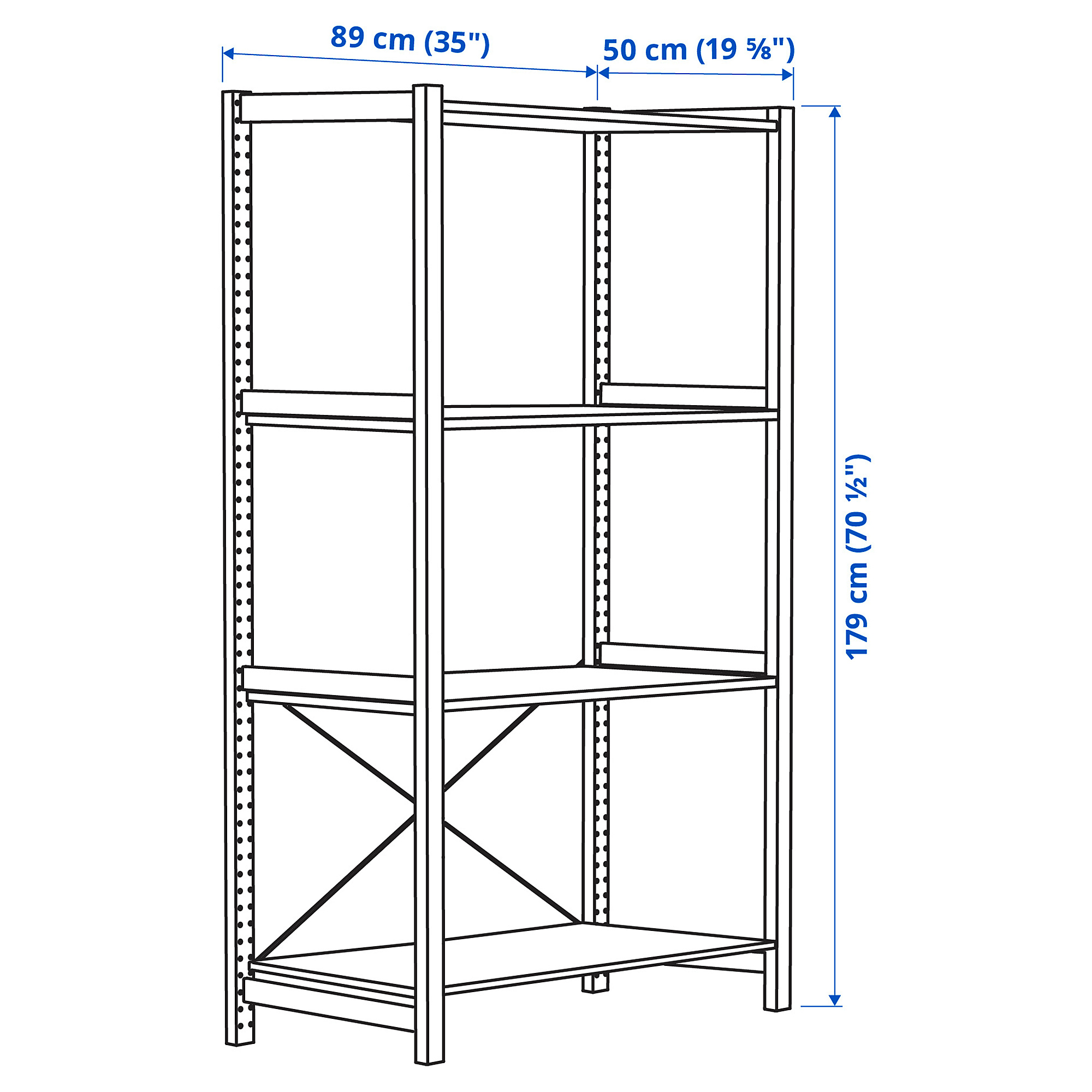 IVAR 1 section/shelves