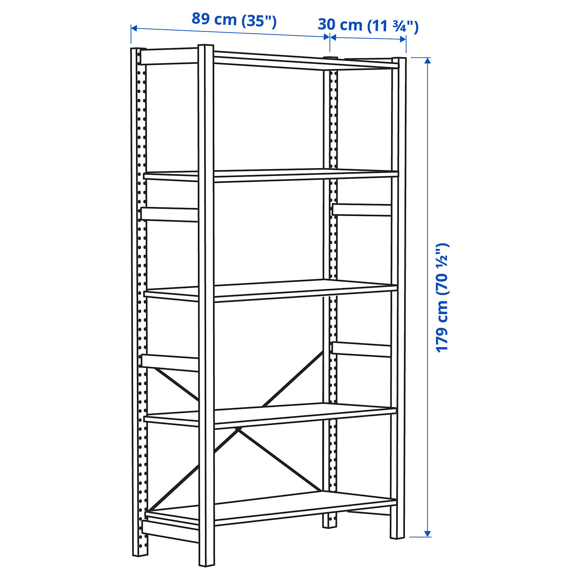 IVAR shelving unit