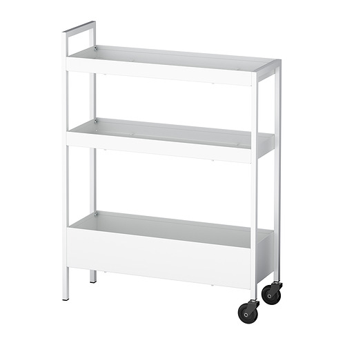NISSAFORS - 推車，白色，50.5x19x67 公分 | IKEA 線上購物 - PE992390_S4
