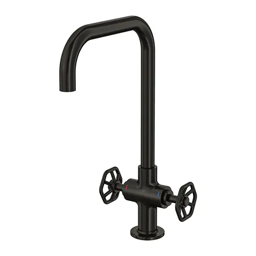 GAMLESJÖN - dual-control kitchen mixer tap, brushed black metal | IKEA Taiwan Online - PE749040_S4