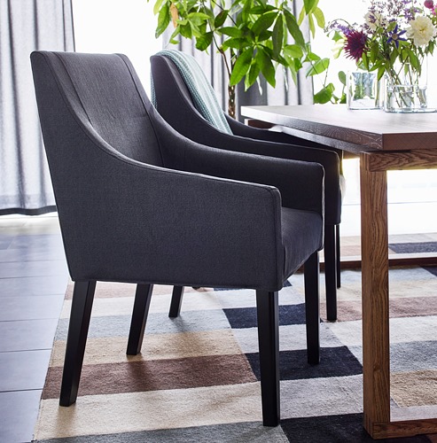 STOCKHOLM - 平織地毯, 手工製/方格圖案 棕色 | IKEA 線上購物 - PH155411_S4