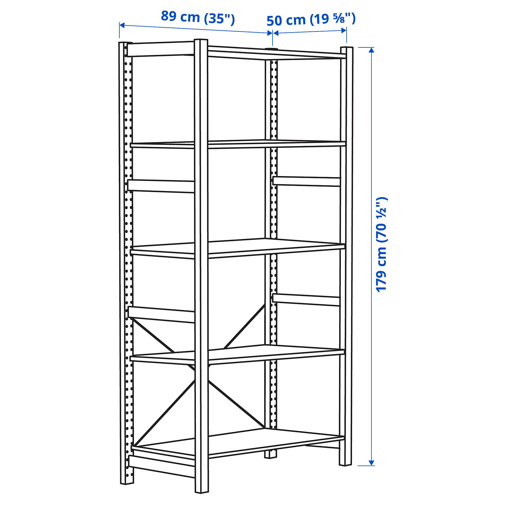 IVAR shelving unit