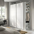 PAX/MEHAMN wardrobe with sliding doors