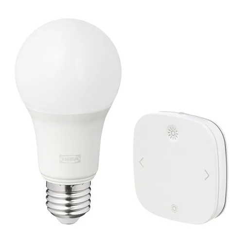 TRÅDFRI - 智慧燈泡附遙控器, 智慧 無線調光/彩色/白光光譜, E27 | IKEA 線上購物 - PE804776_S4