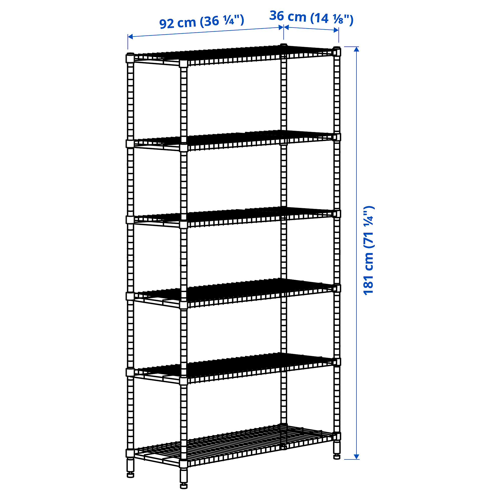 OMAR 1 shelf section