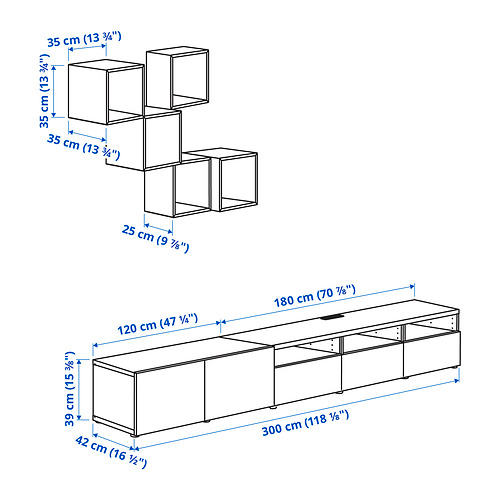 BESTÅ/EKET 電視櫃組合