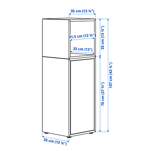 EKET cabinet combination with feet