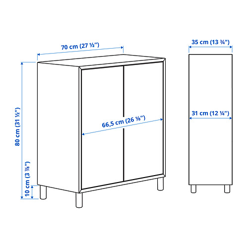 EKET cabinet combination with legs