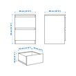 MALM bedroom furniture, set of 4