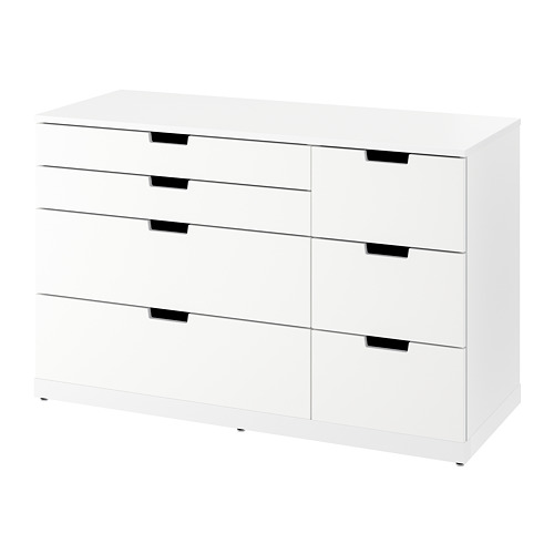 NORDLI - chest of 7 drawers, white, 120x76 cm | IKEA Taiwan Online - PE780872_S4