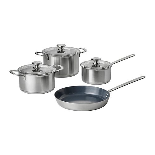 HEMKOMST 7-piece cookware set