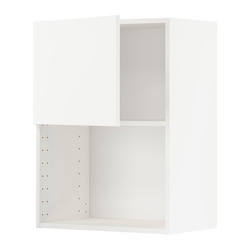 METOD - 微波爐用壁櫃, 白色/Veddinge 白色, 60x37x80 公分 | IKEA 線上購物 - PE749144_S4