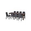 STRANDTORP/BERGMUND table and 8 chairs