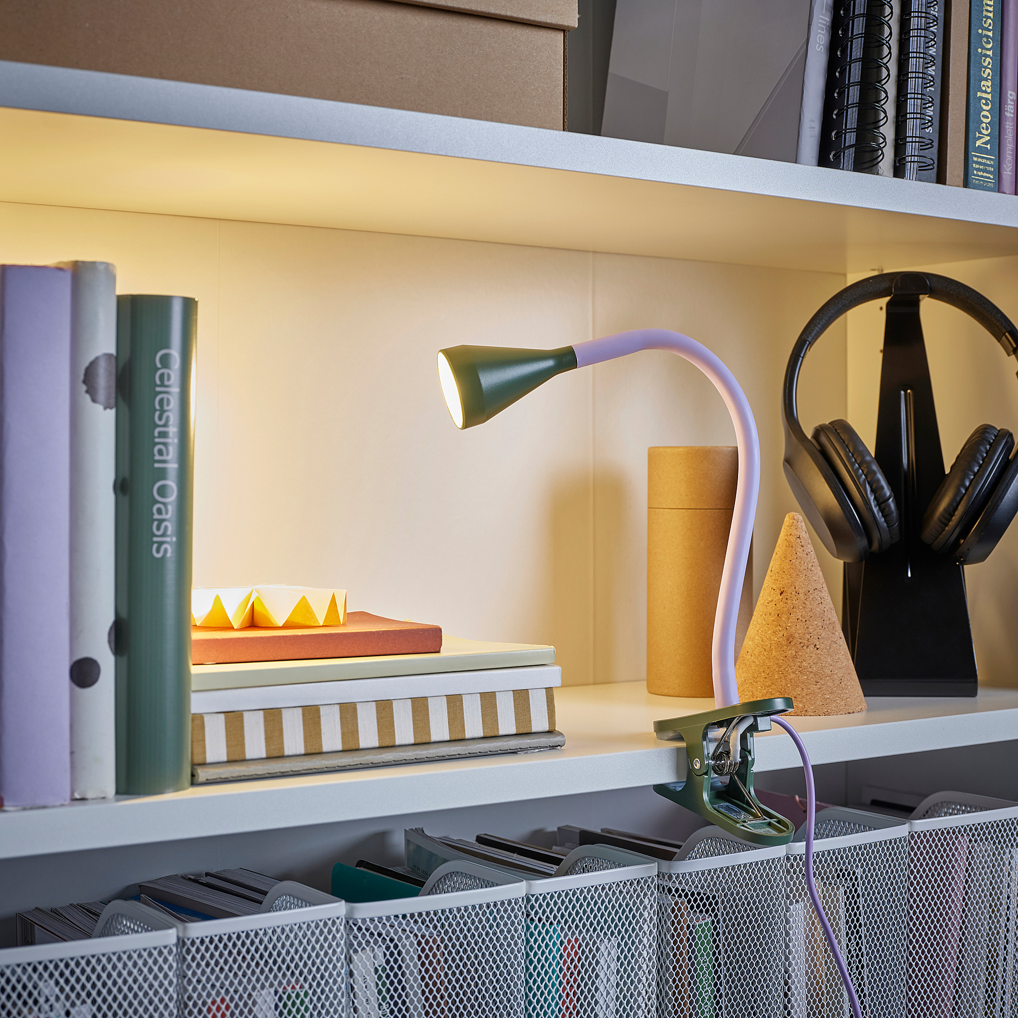 NÄVLINGE LED clamp spotlight