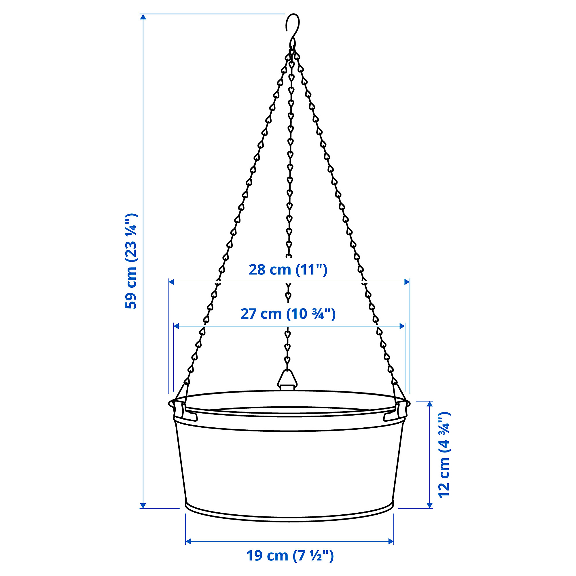 ÅKERBÄR hanging planter