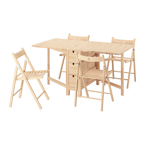 NORDEN/FRÖSVI - table and 4 chairs, birch/beech, 26/89/152 cm | IKEA Taiwan Online - PE992564_S4