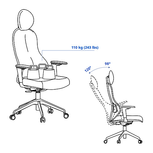 UTKLASSNING gaming chair