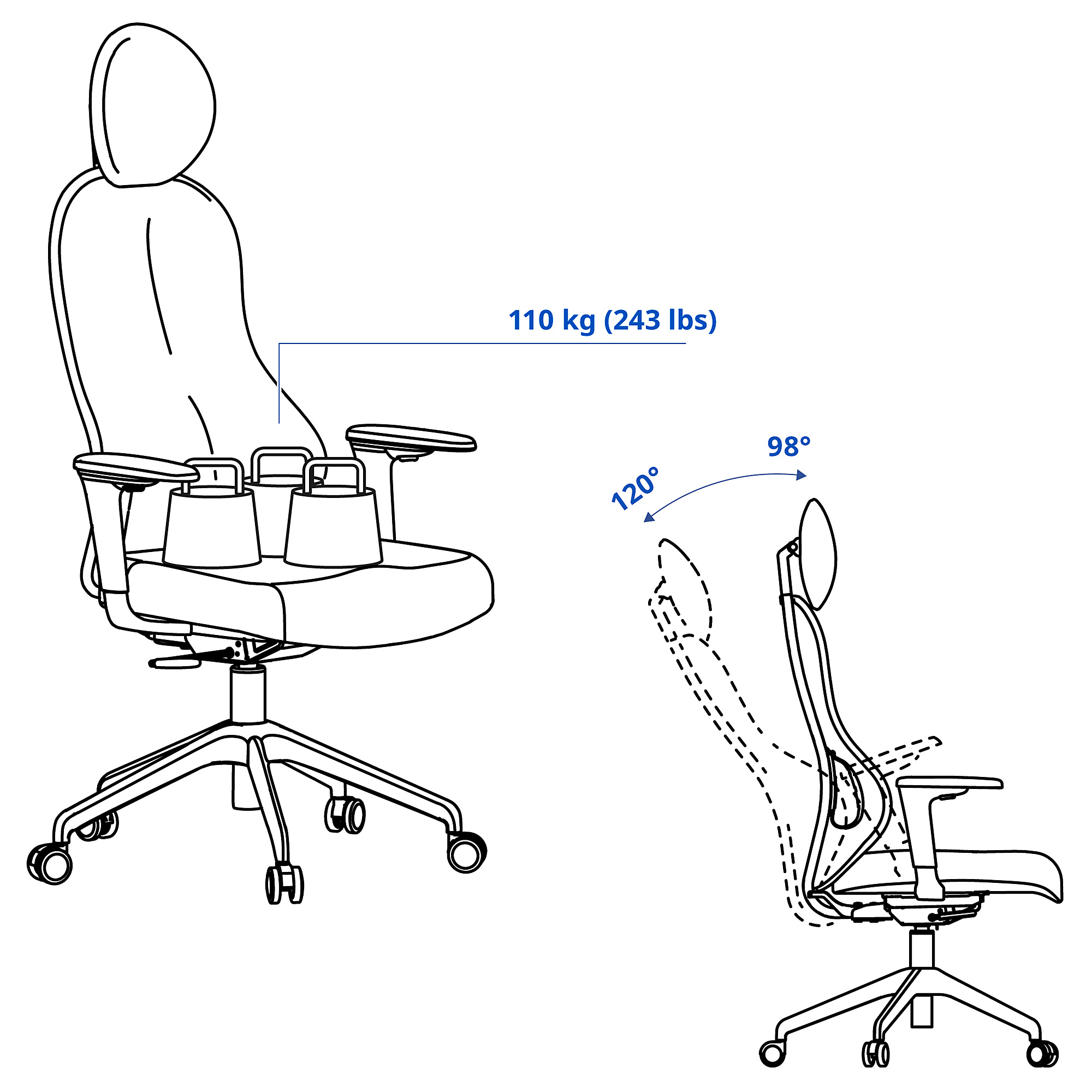 UTKLASSNING gaming chair
