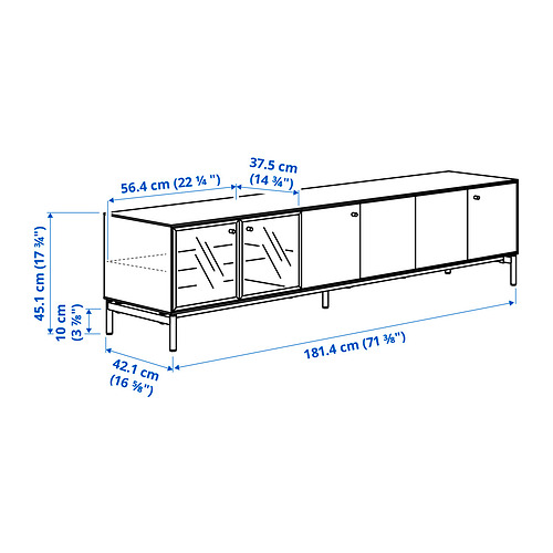 BOASTAD TV storage combination