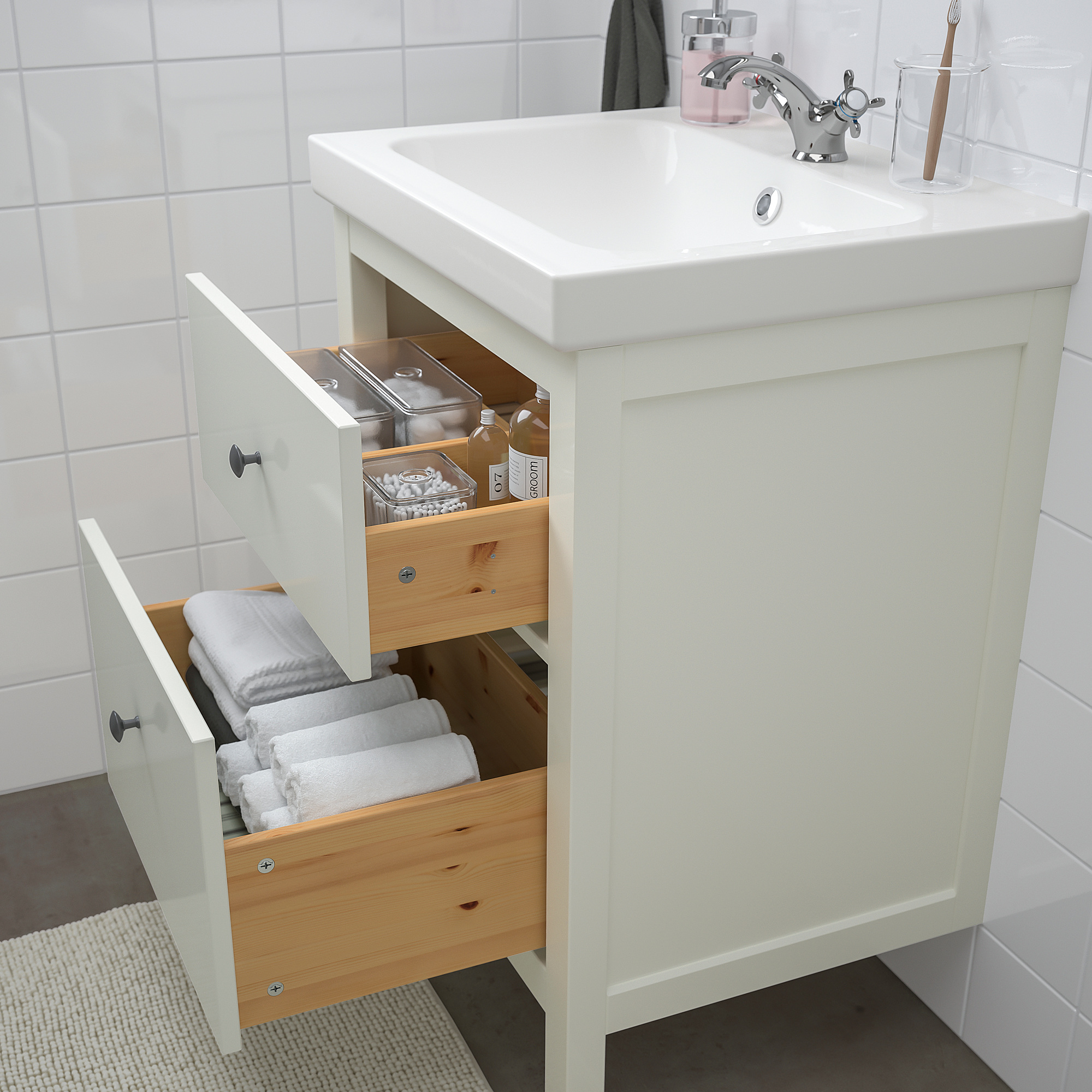 HEMNES/ODENSVIK 浴室家具 4件組