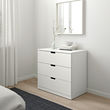 NORDLI chest of 3 drawers