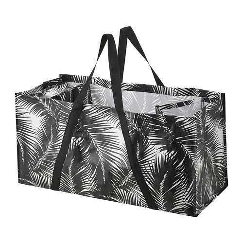KÅSEBERGA - 袋子, 黑色/白色 | IKEA 線上購物 - PE849339_S4