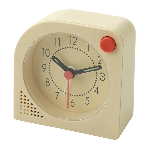 TJINGA - alarm clock, pale yellow, 8x8 cm | IKEA Taiwan Online - PE953522_S4