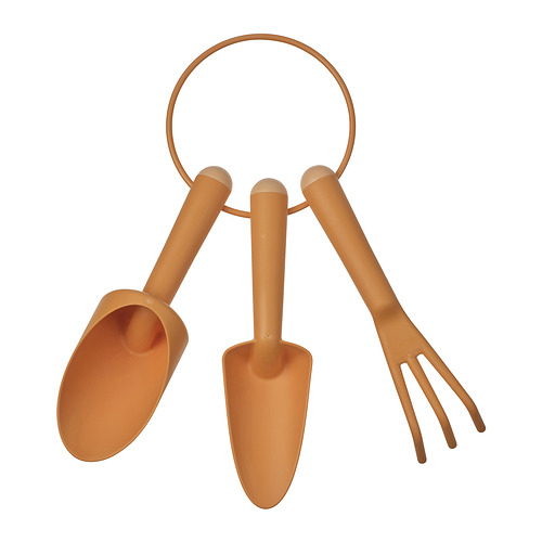 GRÄSMARÖ - 3-piece gardening set, in/outdoor orange | IKEA Taiwan Online - PE953557_S4