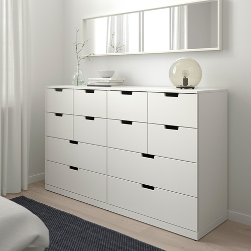 NORDLI - 抽屜櫃/12抽, 白色 | IKEA 線上購物 - PE660390_S4