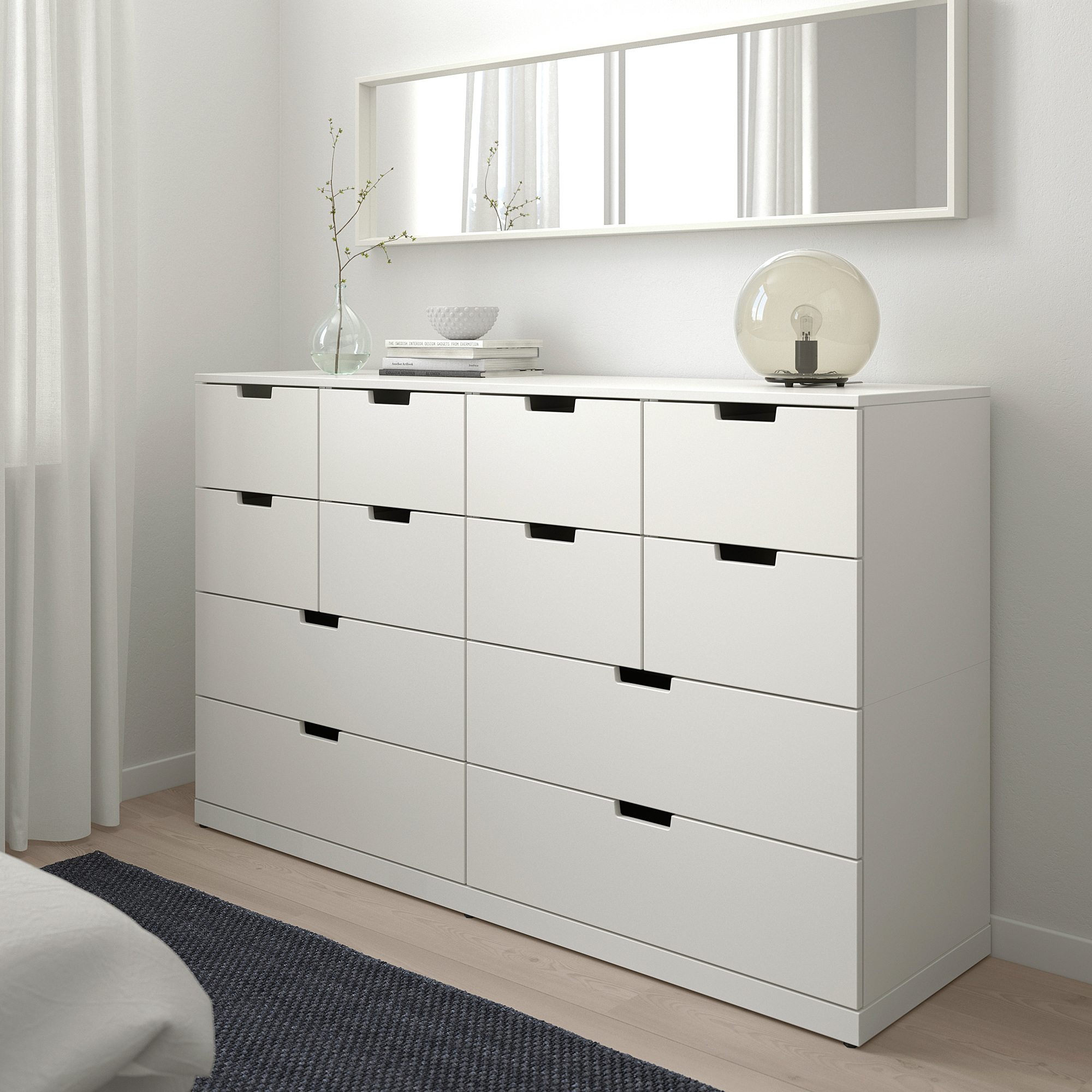 NORDLI chest of 12 drawers