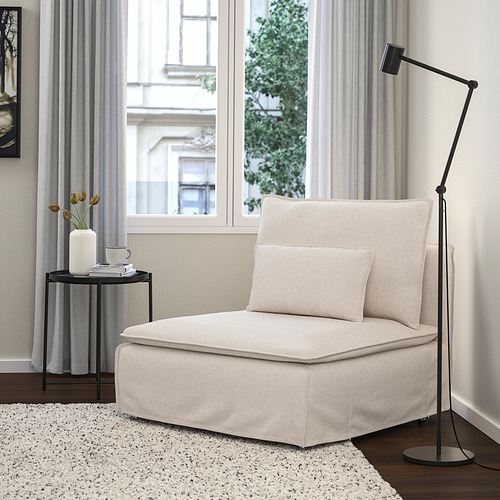 SÖDERHAMN - 單人座沙發, Gransel 自然色 | IKEA 線上購物 - PE848848_S4