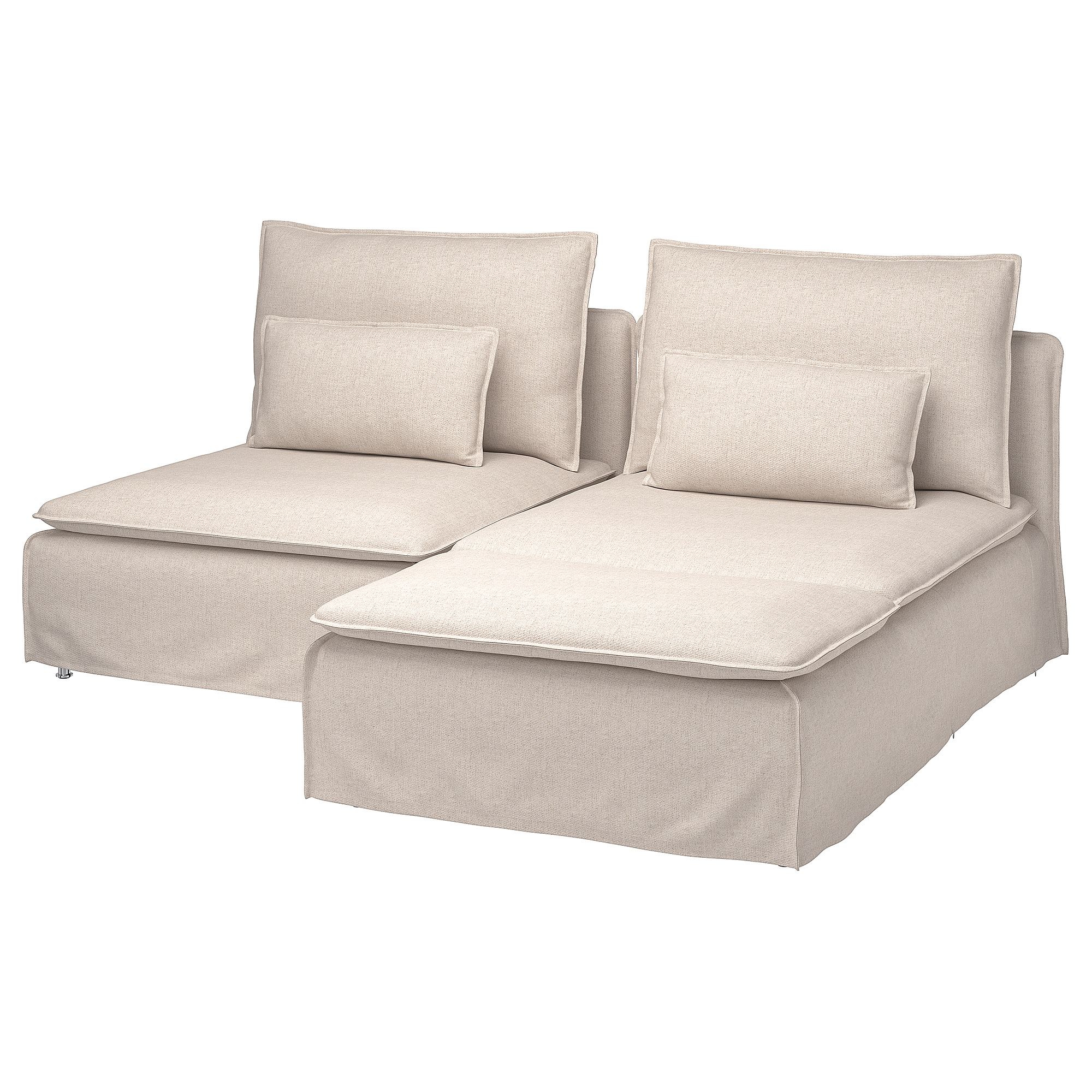 SÖDERHAMN 2-seat sofa with chaise longue