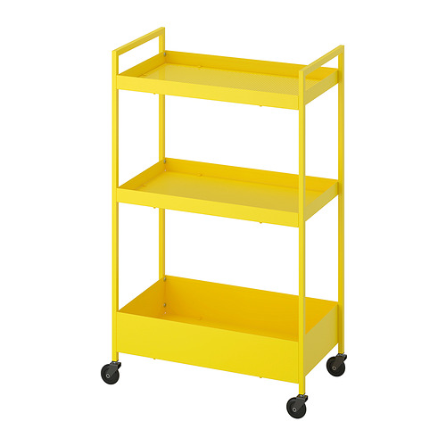NISSAFORS - 推車, 黃色, 50.5x30x83 公分 | IKEA 線上購物 - PE925836_S4