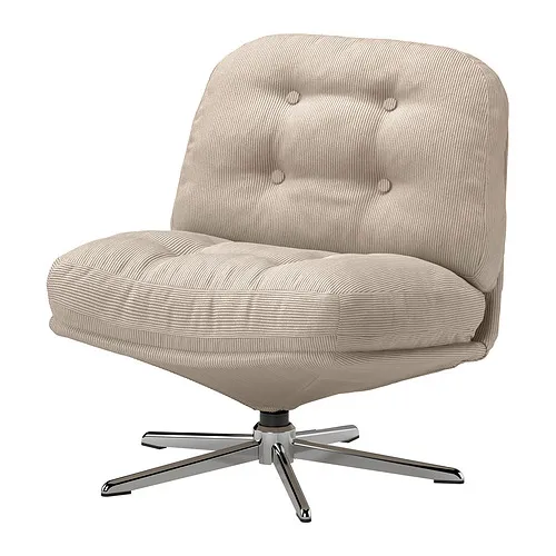 DYVLINGE - 旋轉休閒椅，Kelinge 米色 | IKEA 線上購物 - PE992618_S4