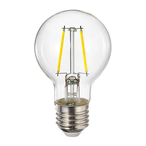LUNNOM - LED燈泡 E27 150流明，球形 透明色 | IKEA 線上購物 - PE992622_S4