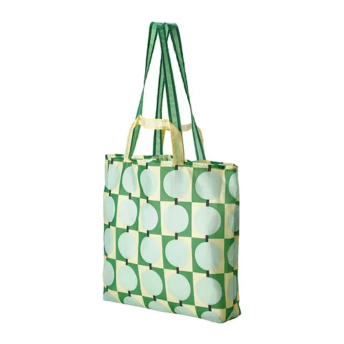 SKYNKE - 購物袋，淺黃色/彩色，45x36 公分 | IKEA 線上購物 - PE992643_S4