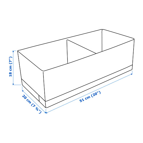 STUK box with compartments