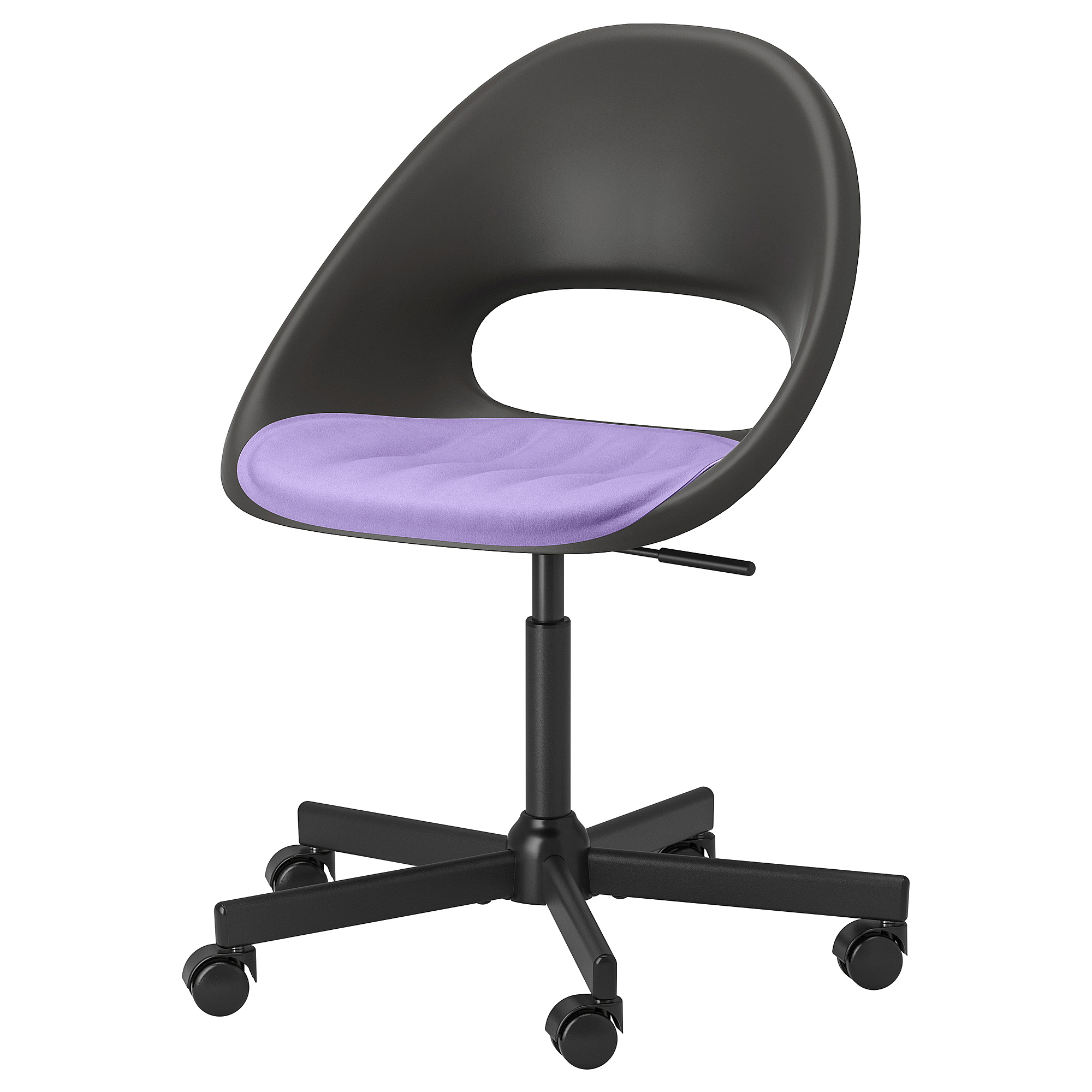 ELDBERGET/MALSKÄR swivel chair + pad