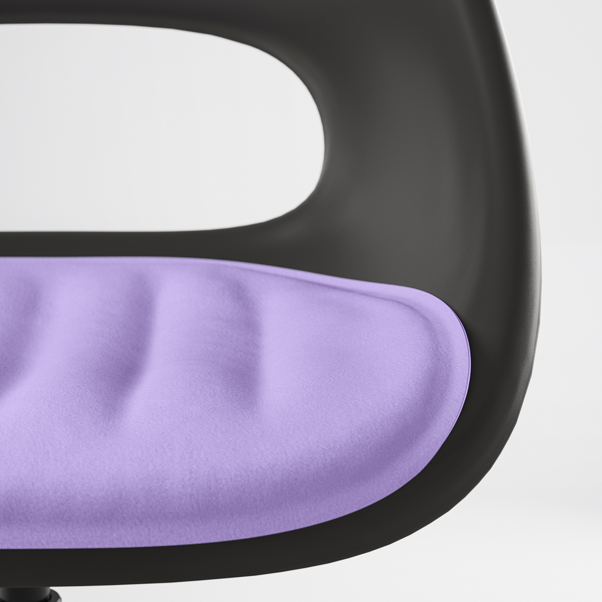 ELDBERGET/MALSKÄR swivel chair + pad
