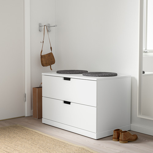 NORDLI - 抽屜櫃/2抽, 白色 | IKEA 線上購物 - PE660940_S4
