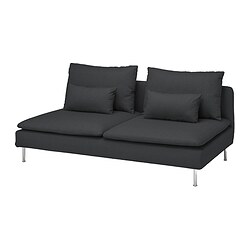 SÖDERHAMN - 三人座沙發布套, Tonerud 灰色 | IKEA 線上購物 - PE868006_S3