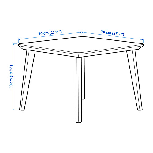 LISABO - 咖啡桌, 實木貼皮 梣木 | IKEA 線上購物 - PE848926_S4