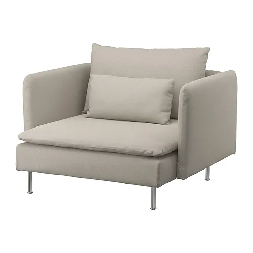 SÖDERHAMN - 扶手椅，Fridtuna 淺米色 | IKEA 線上購物 - PE848928_S4