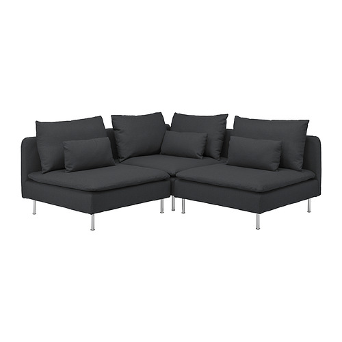 SÖDERHAMN corner sofa, 3-seat